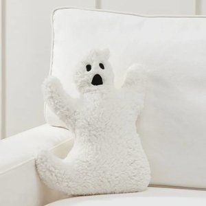 *LAST ONE* Pottery Barn Ghost Shaped Pillow Cozy Sherpa